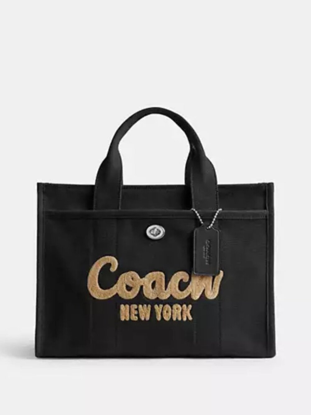 Pre-Owned Coach Cargo Tote Bag